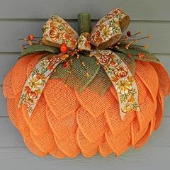 Farmhouse pumpkin wreath for sale  Delivered anywhere in USA 
