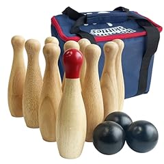 Wooden bowling game for sale  Delivered anywhere in UK