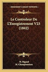 Controleur enregistrement v23 d'occasion  Livré partout en France