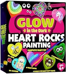 Hearts rock painting for sale  Delivered anywhere in USA 