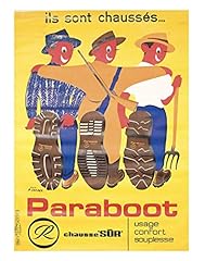 Paraboot chaussures affiche d'occasion  Livré partout en Belgiqu