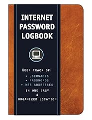 Internet password logbook for sale  Delivered anywhere in Ireland