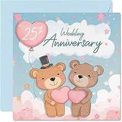 25th anniversary card for sale  Delivered anywhere in UK