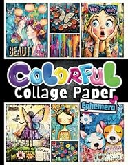 Colorful collage paper for sale  Delivered anywhere in UK