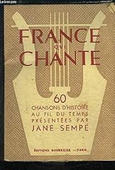 Chante. chansons histoire d'occasion  Livré partout en France