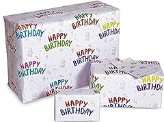 Happy birthday wrapping for sale  Delivered anywhere in UK