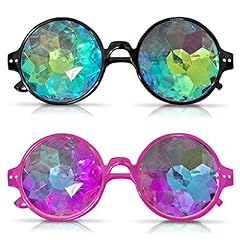 2pk kaleidoscope glasses for sale  Delivered anywhere in UK