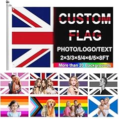 Custom flag single for sale  Delivered anywhere in UK
