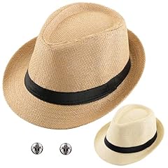 Pack straw fedora for sale  Delivered anywhere in USA 