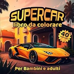 Supercar libro colorare usato  Spedito ovunque in Italia 