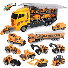 jenilily Construction Toy Vehicle Cars Model Trucks, for sale  Delivered anywhere in Ireland