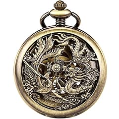 Used, ManChDa Mens Antique Mechanical Pocket Watch Lucky for sale  Delivered anywhere in Canada