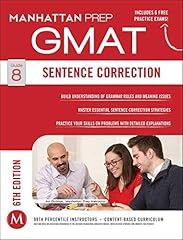 Gmat sentence correction for sale  Delivered anywhere in Ireland