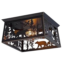 Rustic bear flush for sale  Delivered anywhere in USA 