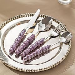 4pcs pearl flatware for sale  Delivered anywhere in USA 