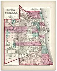 City chicago map for sale  Delivered anywhere in USA 
