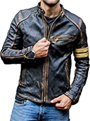 Real leather jacket for sale  Delivered anywhere in UK