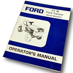 Used, Ford Yt 16 Yard Tractor Lawn Mower Garden Operators for sale  Delivered anywhere in USA 