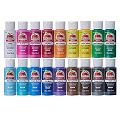 Apple Barrel Acrylic Paint Set, 18 Piece (2-Ounce),, used for sale  Delivered anywhere in Canada