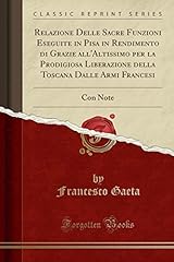 Relazione delle sacre usato  Spedito ovunque in Italia 