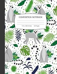 Composition notebook lemur for sale  Delivered anywhere in USA 