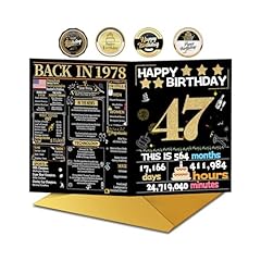 Joycard 47th birthday for sale  Delivered anywhere in USA 