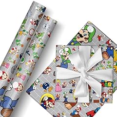 mario wrapping paper for sale  Delivered anywhere in UK