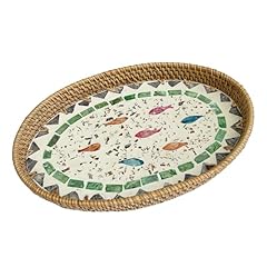 Oval rattan serving for sale  Delivered anywhere in USA 