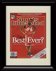 Framed Lebron James Sports Illustrated Autograph Replica for sale  Delivered anywhere in USA 