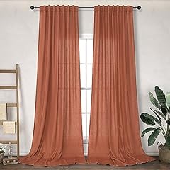 Terracotta curtains inch for sale  Delivered anywhere in USA 