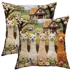 Llama decorative pillow for sale  Delivered anywhere in USA 