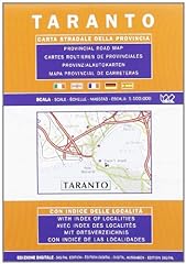 Taranto. carta stradale usato  Spedito ovunque in Italia 