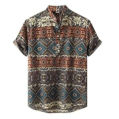 Linen shirts men for sale  Delivered anywhere in UK