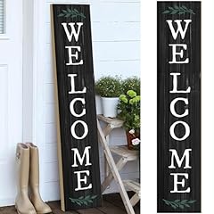 Black welcome sign for sale  Delivered anywhere in USA 