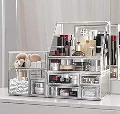 Glass makeup organizer for sale  Delivered anywhere in USA 