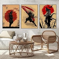 Poster japonais samouraï d'occasion  Livré partout en Belgiqu