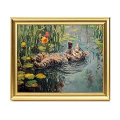 Gold framed cat for sale  Delivered anywhere in USA 
