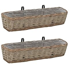 Vidaxl handcrafted wicker for sale  Delivered anywhere in USA 