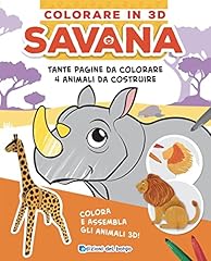 Savana. colorare 3d. usato  Spedito ovunque in Italia 