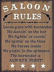 Geroclonup saloon rules usato  Spedito ovunque in Italia 