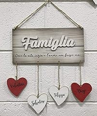Bpaper targhetta famiglia usato  Spedito ovunque in Italia 
