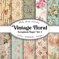 Vintage floral scrapbook for sale  Delivered anywhere in USA 