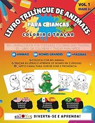 Livro trilingue animais usato  Spedito ovunque in Italia 