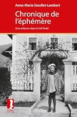 Chronique éphémère enfance d'occasion  Livré partout en Belgiqu