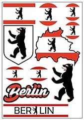 Berlin aufkleber karte gebraucht kaufen  Wird an jeden Ort in Deutschland