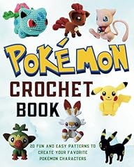 Pokémon crochet book for sale  Delivered anywhere in UK