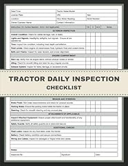 Tractor daily inspection for sale  Delivered anywhere in UK