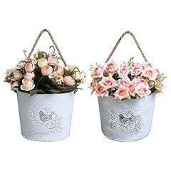 Metal flower pots for sale  Delivered anywhere in Ireland