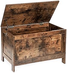 HOOBRO Wooden Storage Chest Trunk, Bed End Storage for sale  Delivered anywhere in UK