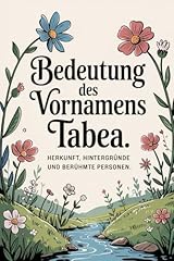Namensbuch tabea herkunft gebraucht kaufen  Wird an jeden Ort in Deutschland
